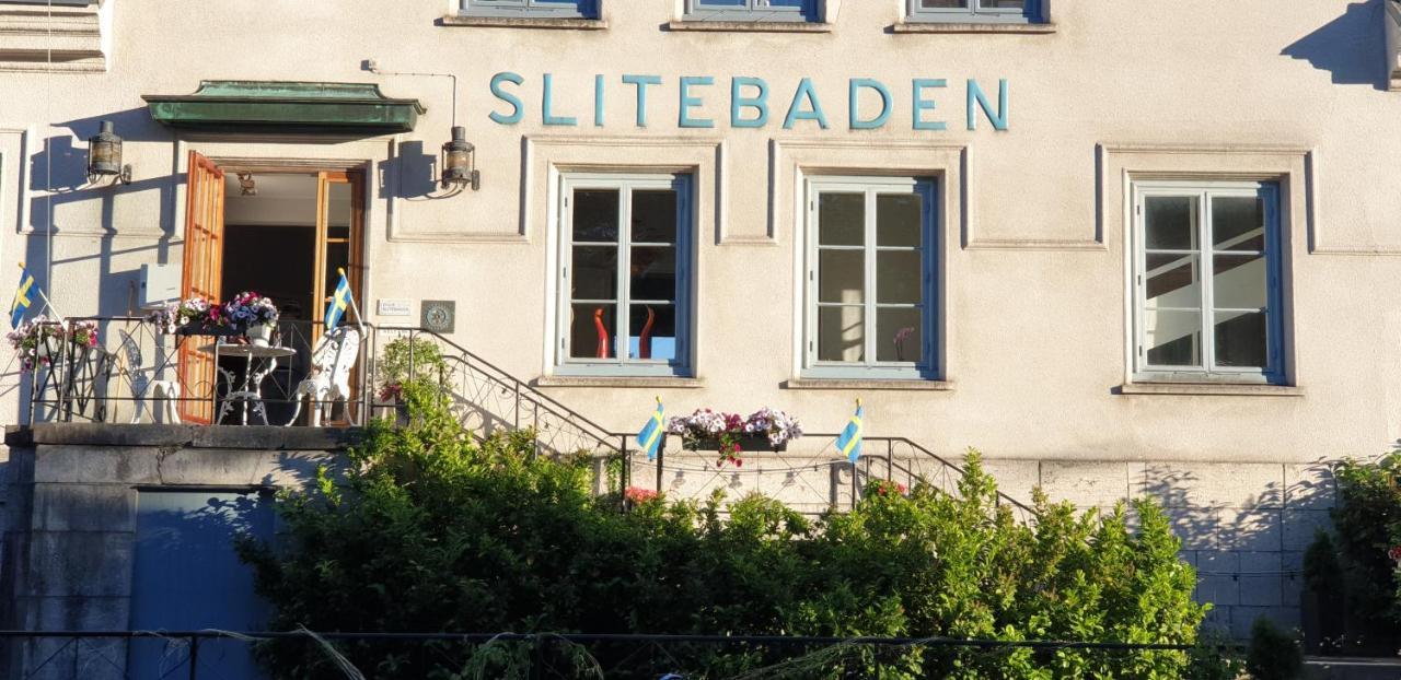 Slite Badhotell Bagian luar foto