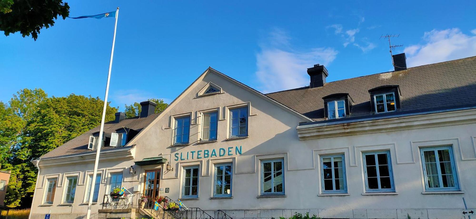 Slite Badhotell Bagian luar foto
